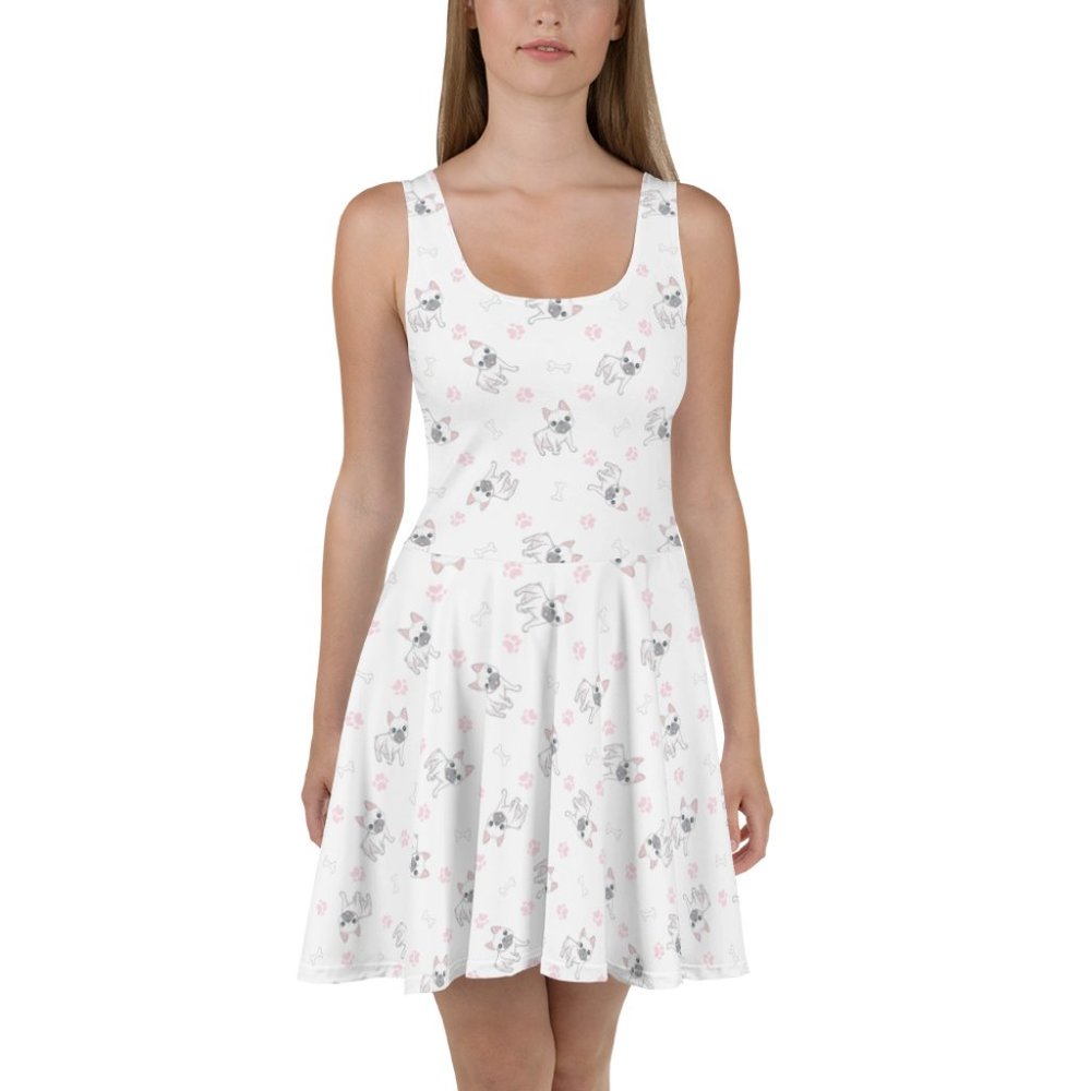 Dog Puppy Paws Bulldog Dress